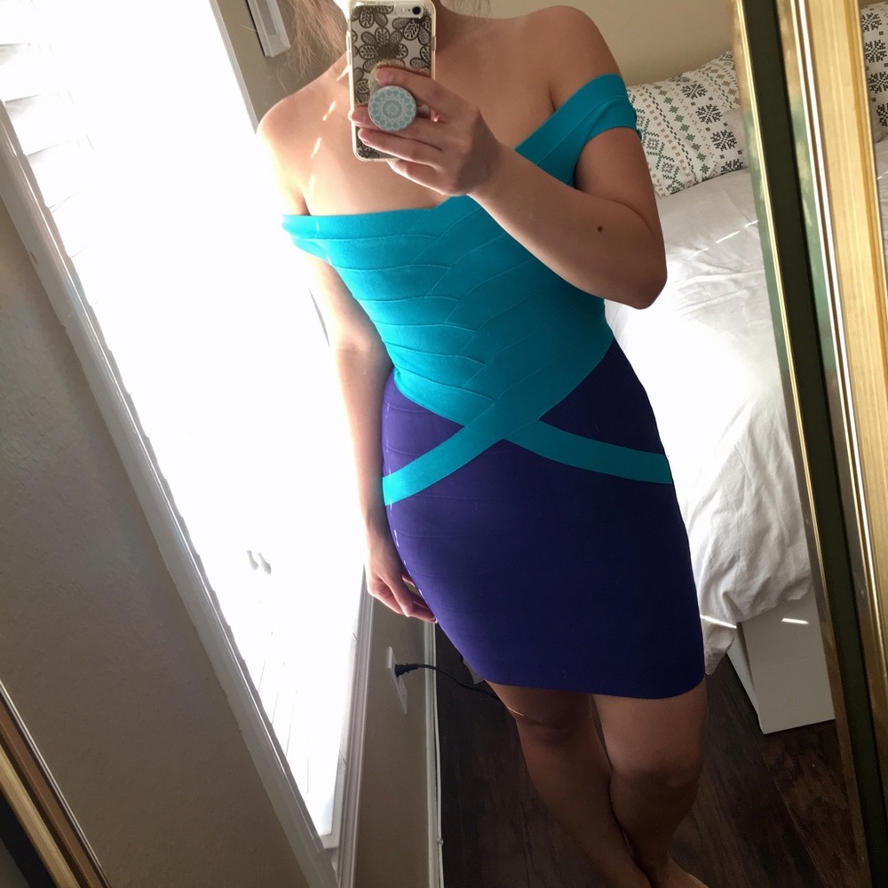 COPY - Bebe bandage bodycon dress